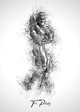 Tom Platz Bodybuilding Sketch