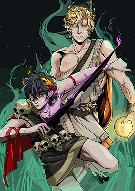 Hades Game Fanart: Zagreus and Apollo