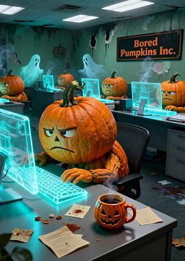 Bored Pumpkins Inc. Office Scene
