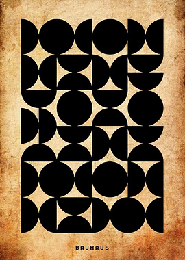 Bauhaus Geometric Pattern Art