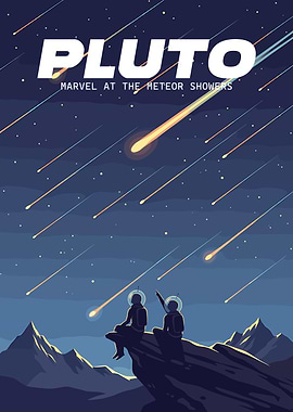 Pluto: Marvel at the Meteor Showers