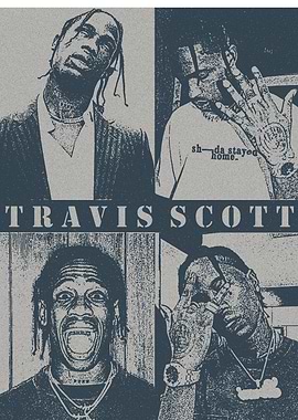 Travis Scott Collage