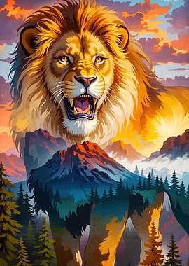 Lion Mountain Landscape