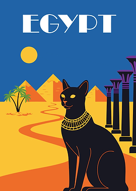 Egypt Black Cat