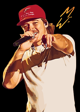 Morgan Wallen Digital Art Portrait