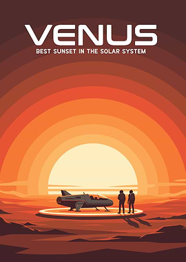 Venus: Best Sunset in the Solar System