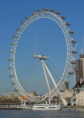 London Eye on a Clear Day