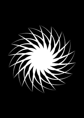 Abstract White Swirl