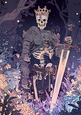 Skeleton King in Enchanted Forest