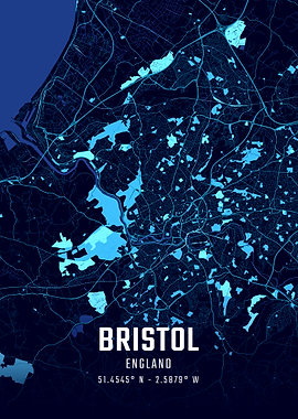 Bristol Midnight City Map