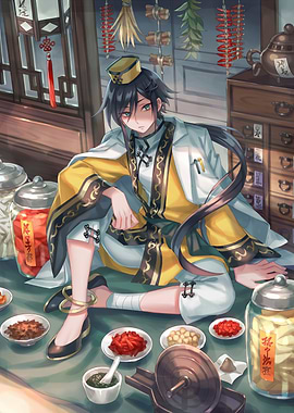 Anime Doctor in Traditional Chinese Setting