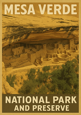 Mesa Verde National Park Poster