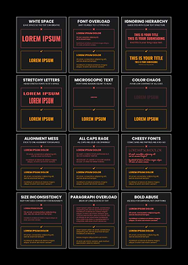 Typography Mistakes Guide