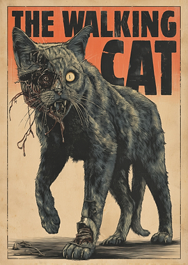 The Walking Cat Zombie