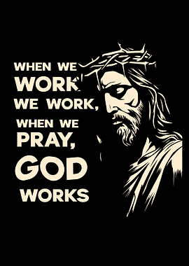 Jesus Christ with Inspirational Quote