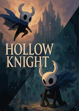 Hollow Knight Game Cover Art