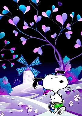 Snoopy's Heartfelt Walk