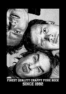 Crappy Punk Rock Band Portrait