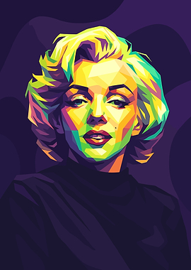 Marilyn Monroe Pop Art Portrait