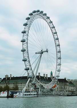 London Eye Ferris Wheel View