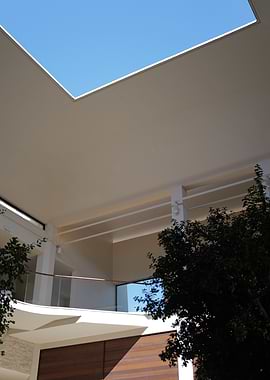 Modern Architecture with Sky View