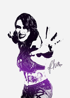 Rhea Ripley WWE Digital Art