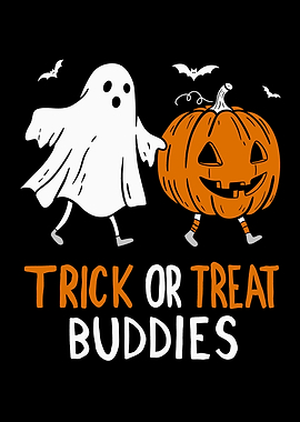 Trick or Treat Buddies Halloween Graphic