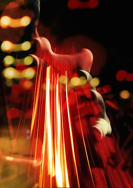 Abstract Blur Photography Red and Orange Light Streaks