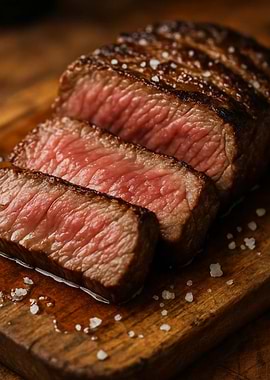 Closed-Up | Medium Steak