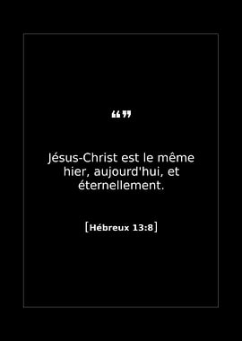 Jesus Christ Quote in French