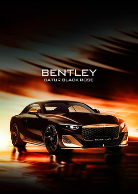 Bentley Batur Black Rose Car