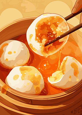 Steamed Buns with Sauce