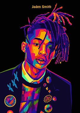 Jaden Smith Pop Art Portrait