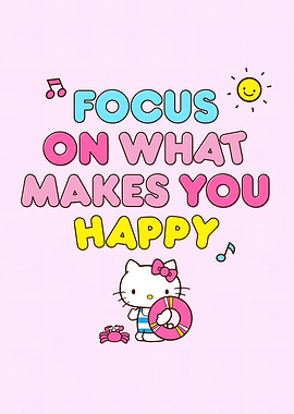 Hello Kitty Focus on Happiness