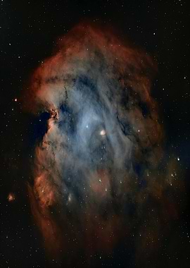 Cosmic Nebula in Deep Space