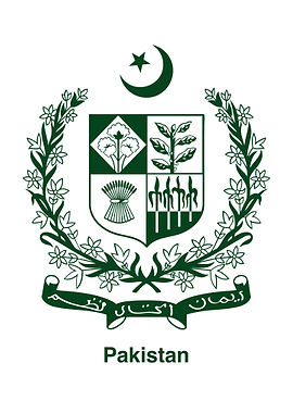 Pakistan Coat of Arms Illustration
