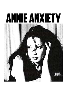 Anxiety Black and White Portrait