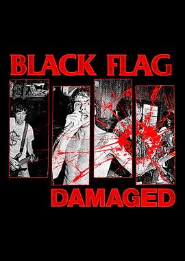 Black Flag Damaged Album Cover Art