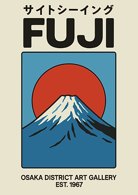 Fuji Mountain Art Gallery Poster