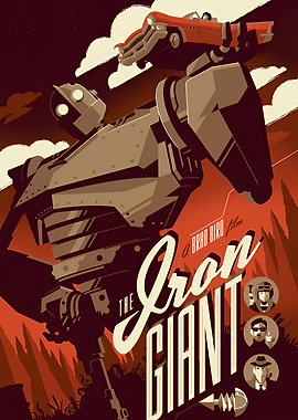 The Iron Giant Movie Poster Art