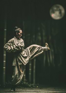 Martial Arts Master in Action