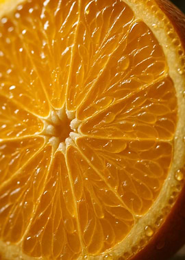 Close-Up | Juicy Orange Slice