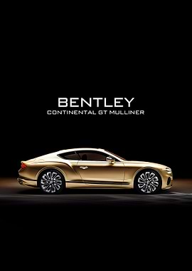 Bentley Continental GT Mulliner Gold
