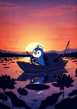 Penguin Captain Lake