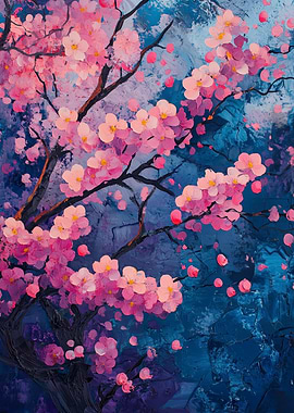 Cherry Blossom Painting