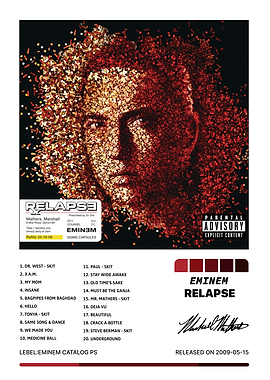 Eminem Relapse Album Cover Art
