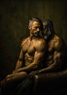 Two Gay Men, Intimate Connection