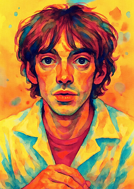 Paolo Nutini Watercolor Portrait