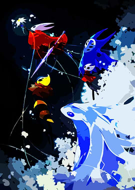 Hollow Knight Characters Digital Art