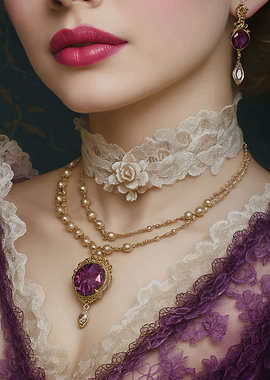 Elegant Woman with Jewelry